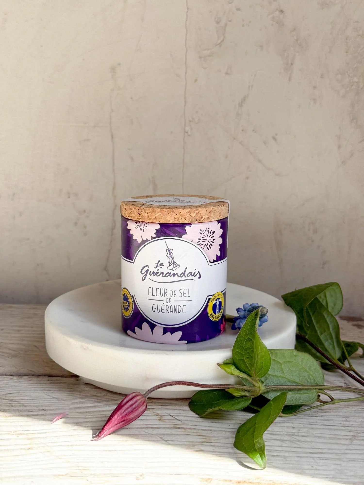 French Sea Salt in Decorative Jare - Sel de Guérande France