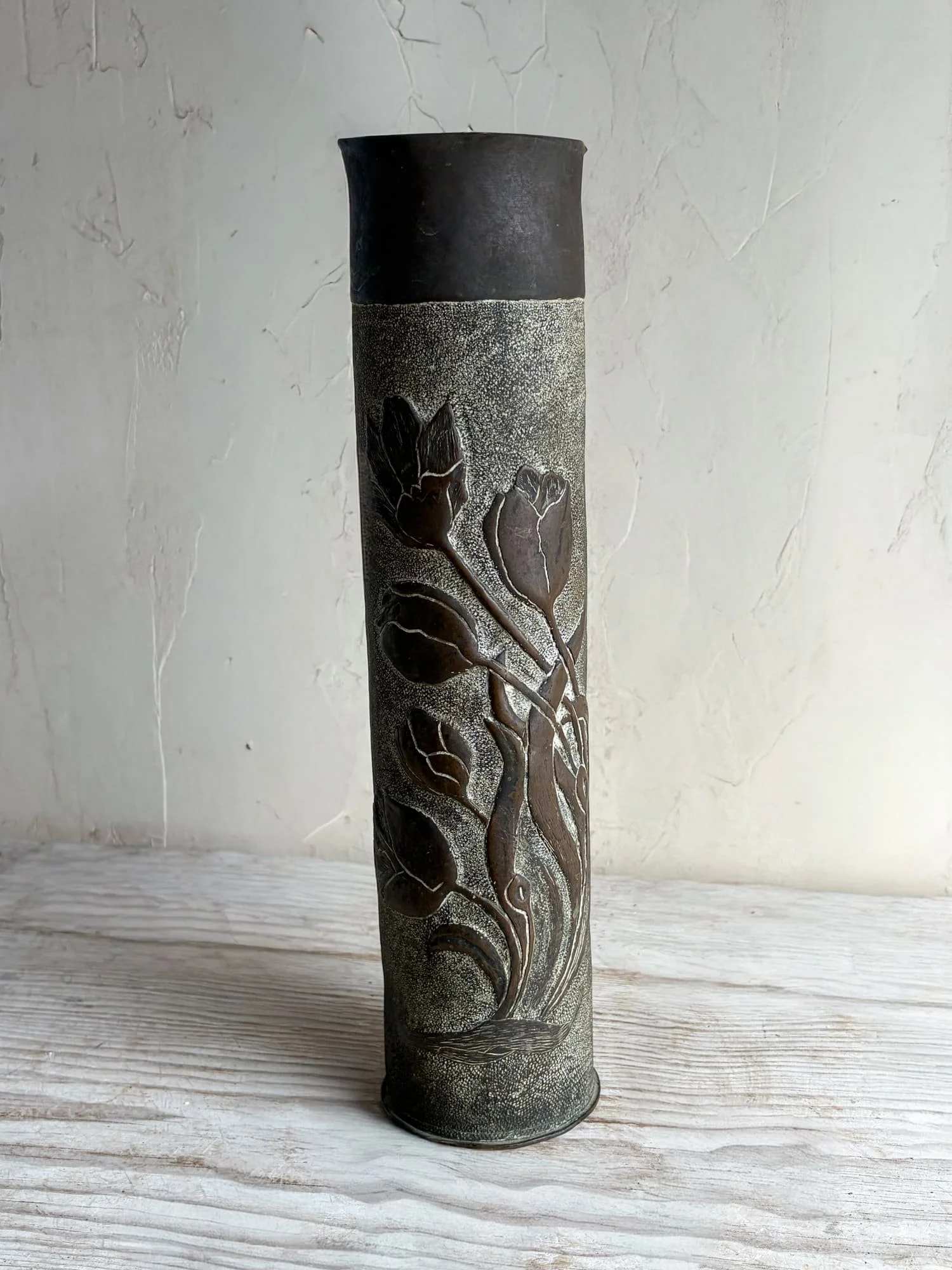 antique-brass-trench-art-vase-tulips (2).jpg