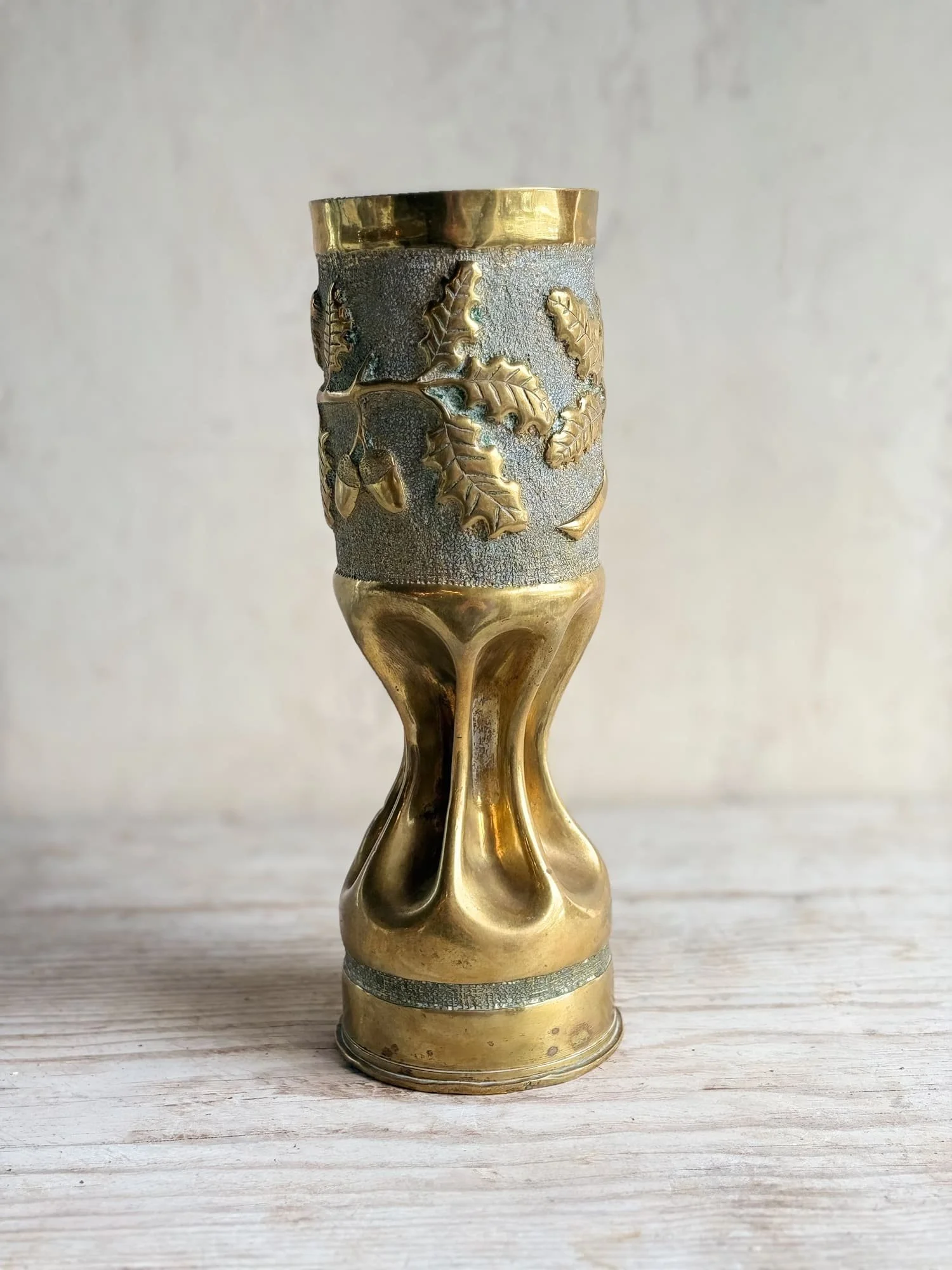 antique-brass-trench-art-vase-leaves (2).jpg