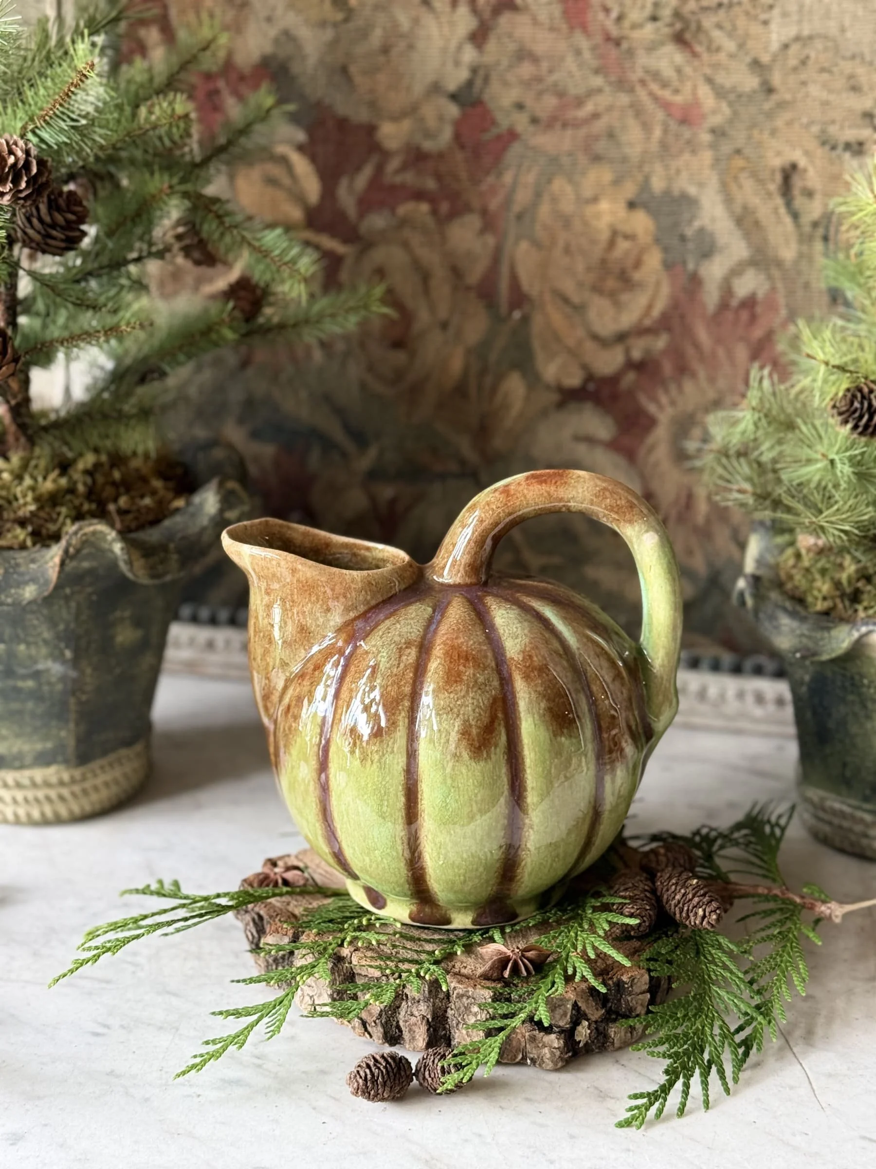 vintage-majolica-stoneware-ceramic-melon-gourd-pitcher.jpg