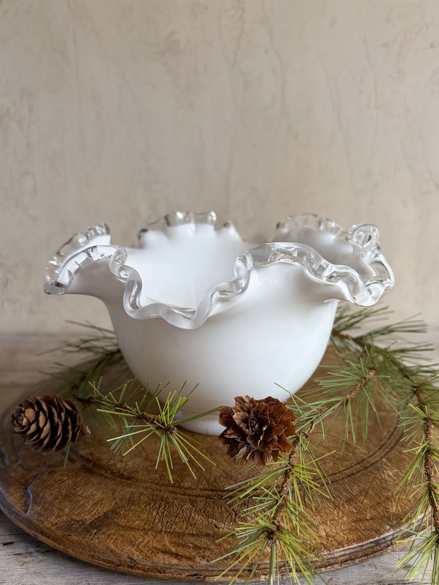 vintage-fenton-white-milk-glass-bowl-silver-crest-ruffle-rim (3).jpg