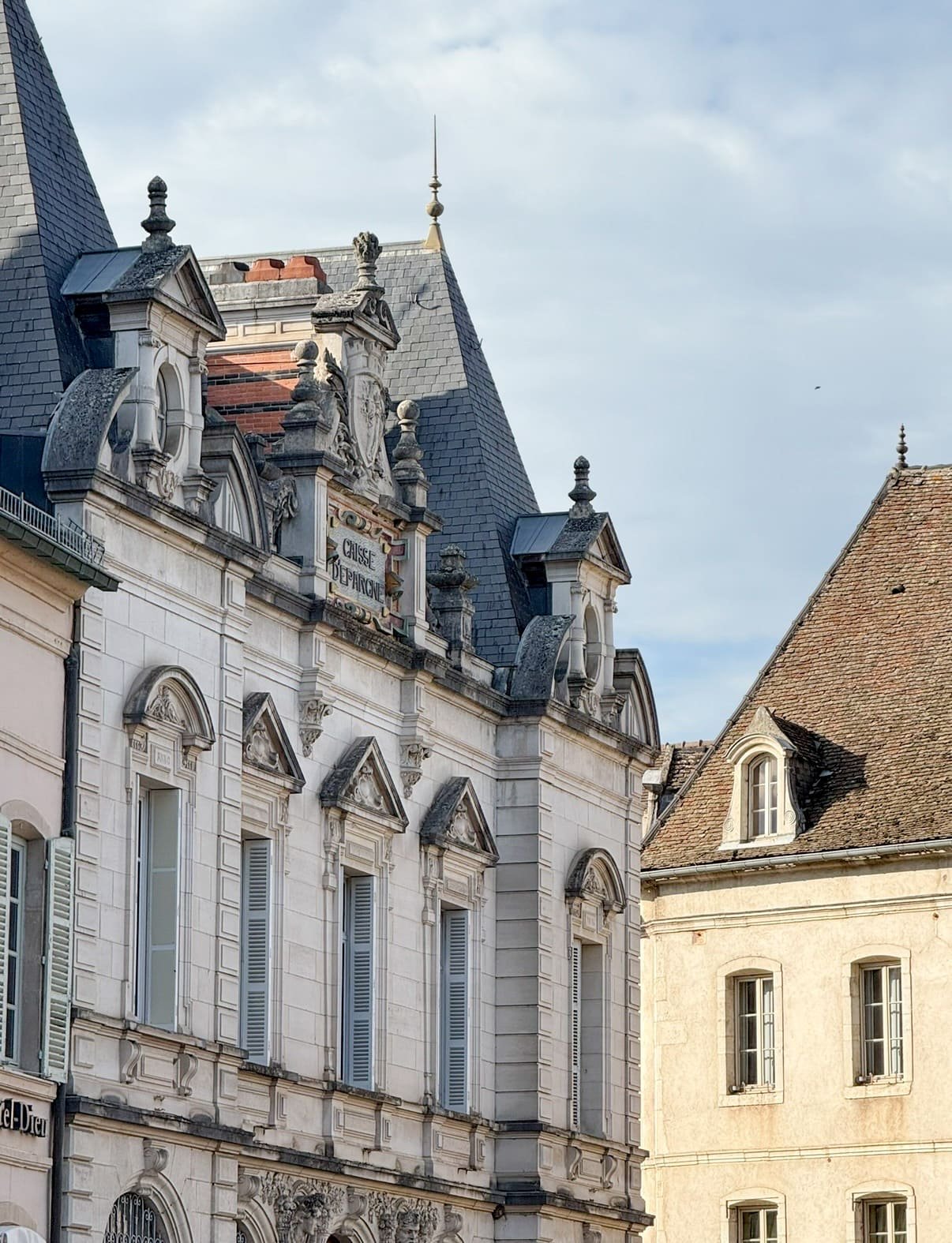 Paris bank building exterior architecture