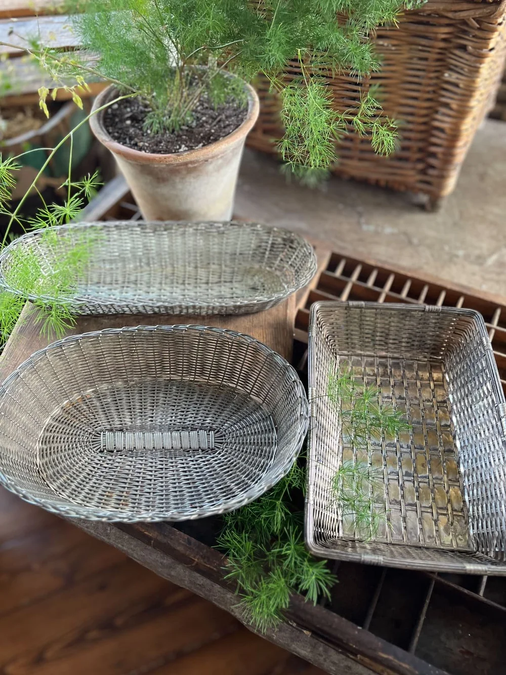 Baskets Plates Vince Camuto Vintage Rayées Tissées - Taille 10 M, Doublure Cuir, Occasion