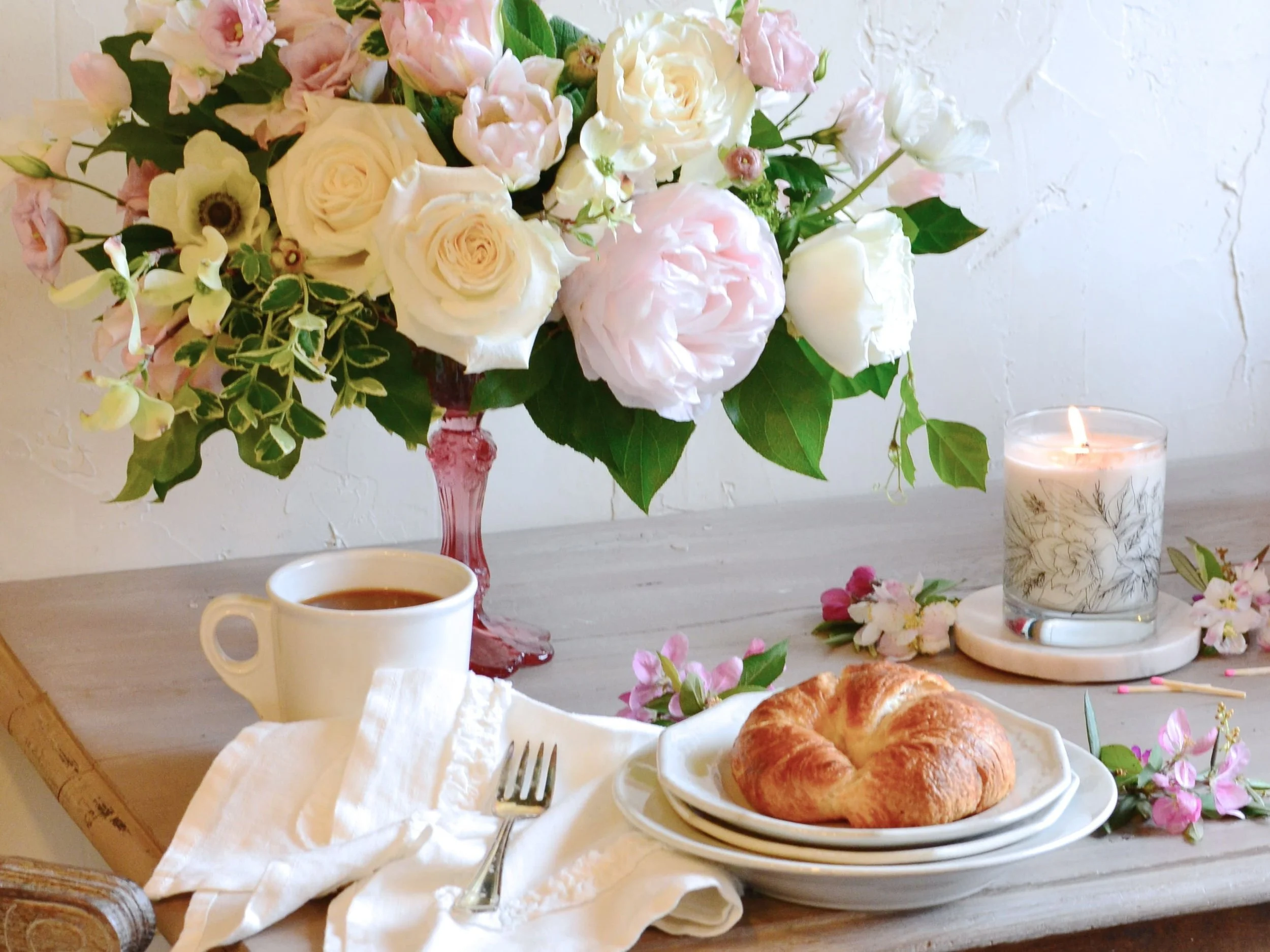 mother's day gifts ironstone dishes candles flowers