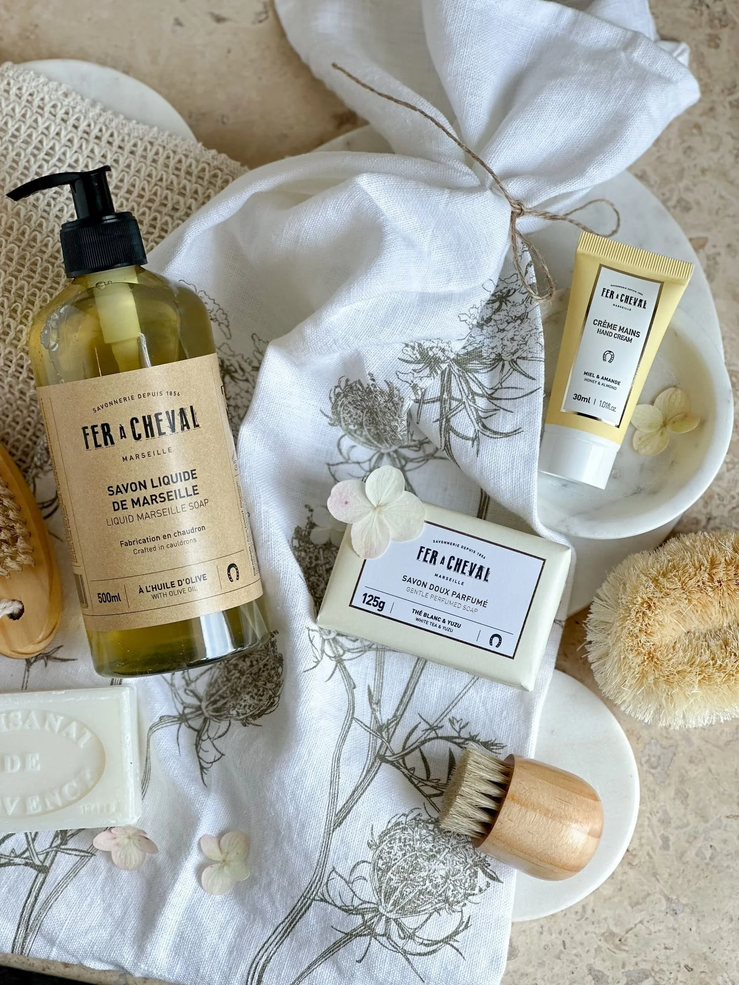 french bath and body products marseille soap