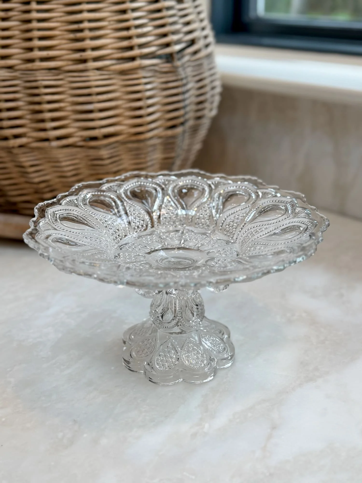 vintage-glass-pedestal-dish-compote-loop-pattern (2).jpg