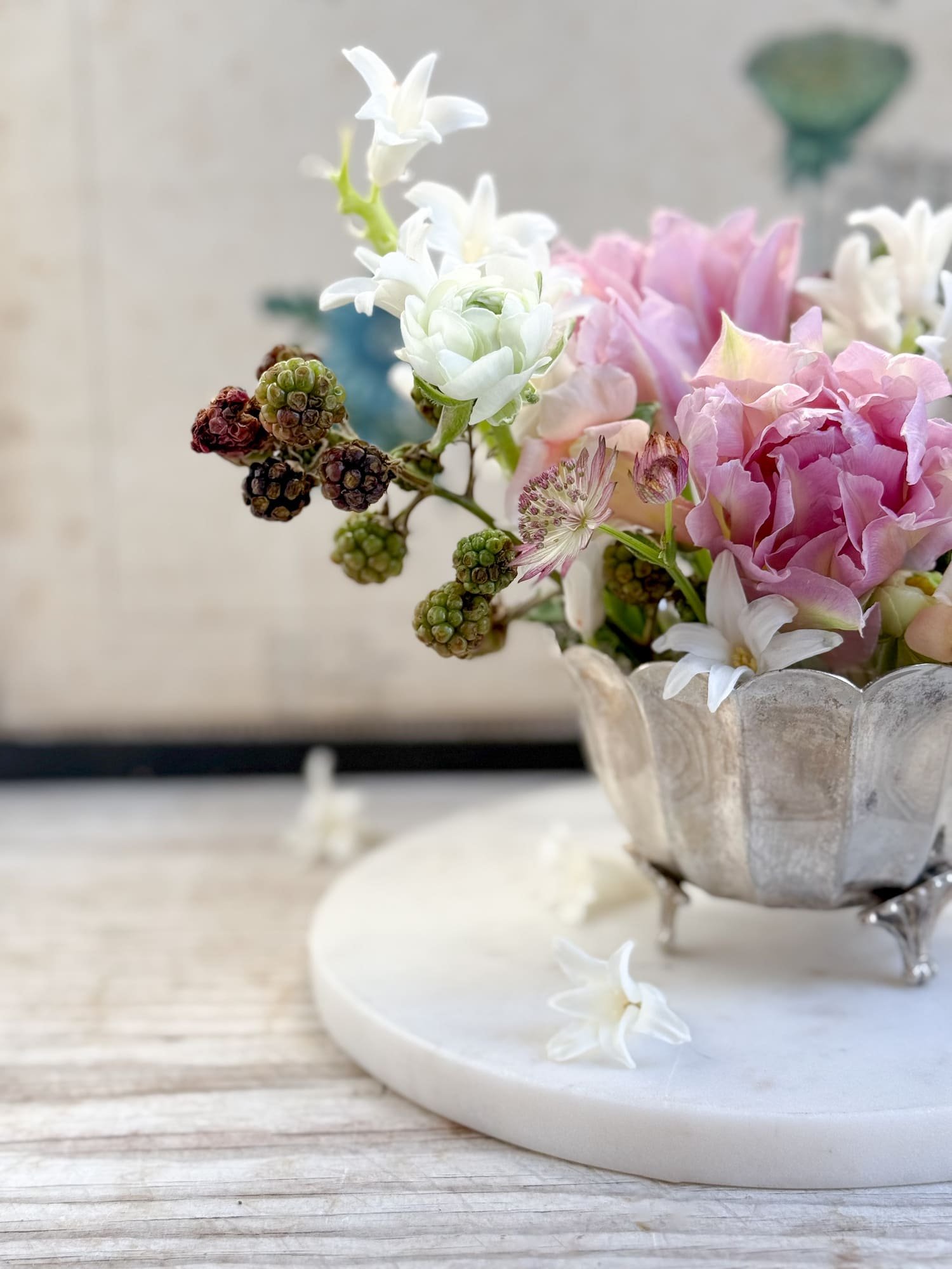 vintage-glass-silver-flower-frog-vase-footed-bowl (2).jpg