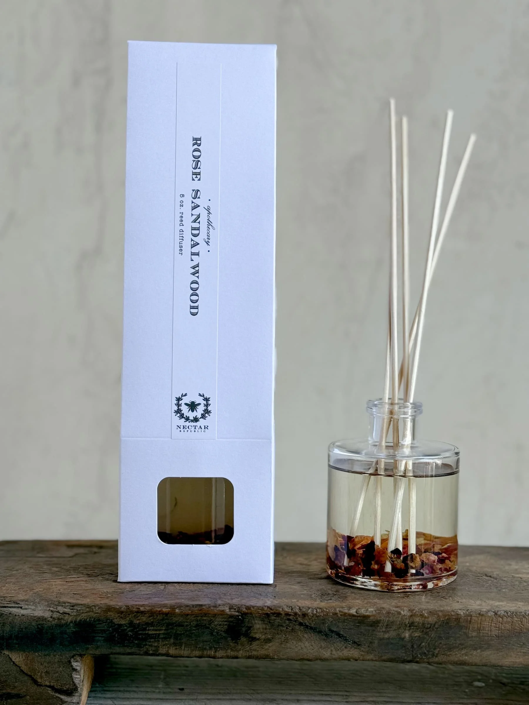 Champagne And Roses Reed Diffuser Candles and Diffusers from France | Dripless Candle Tapers