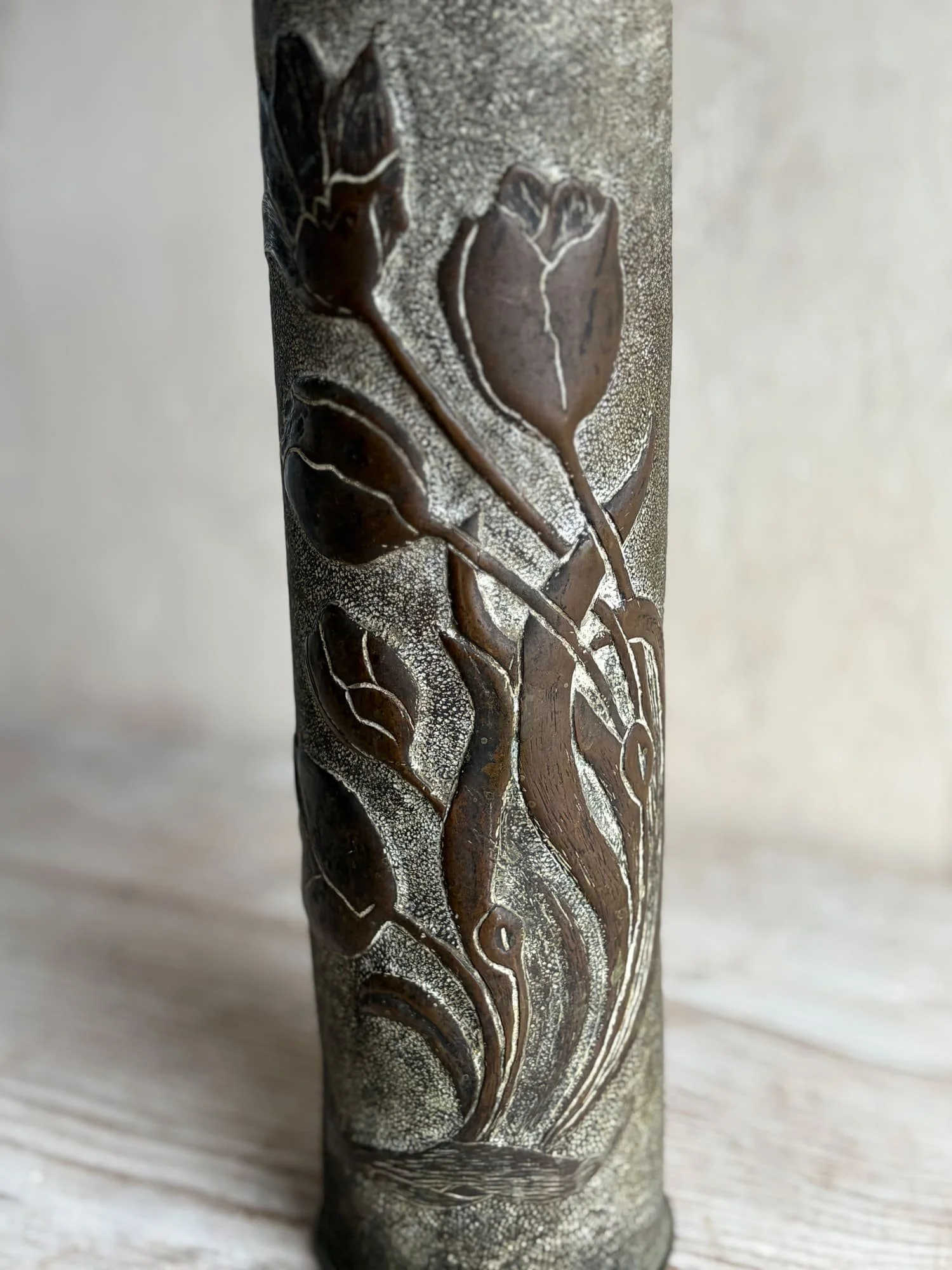 antique-brass-trench-art-vase-tulips (3).jpg