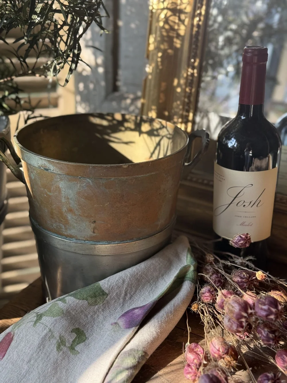 Champagne bucket (1) - Métal argenté
