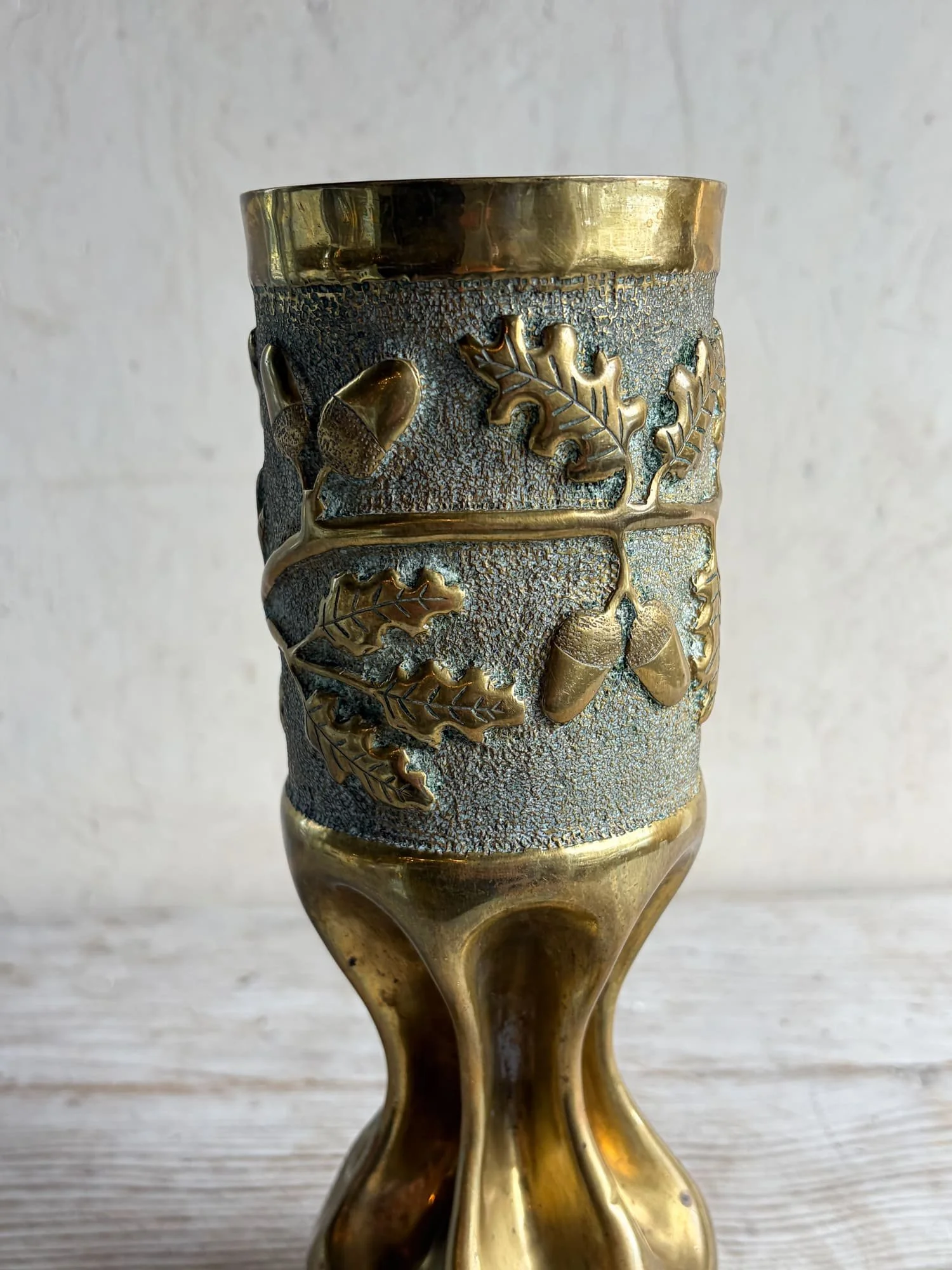 antique-brass-trench-art-vase-leaves (3).jpg