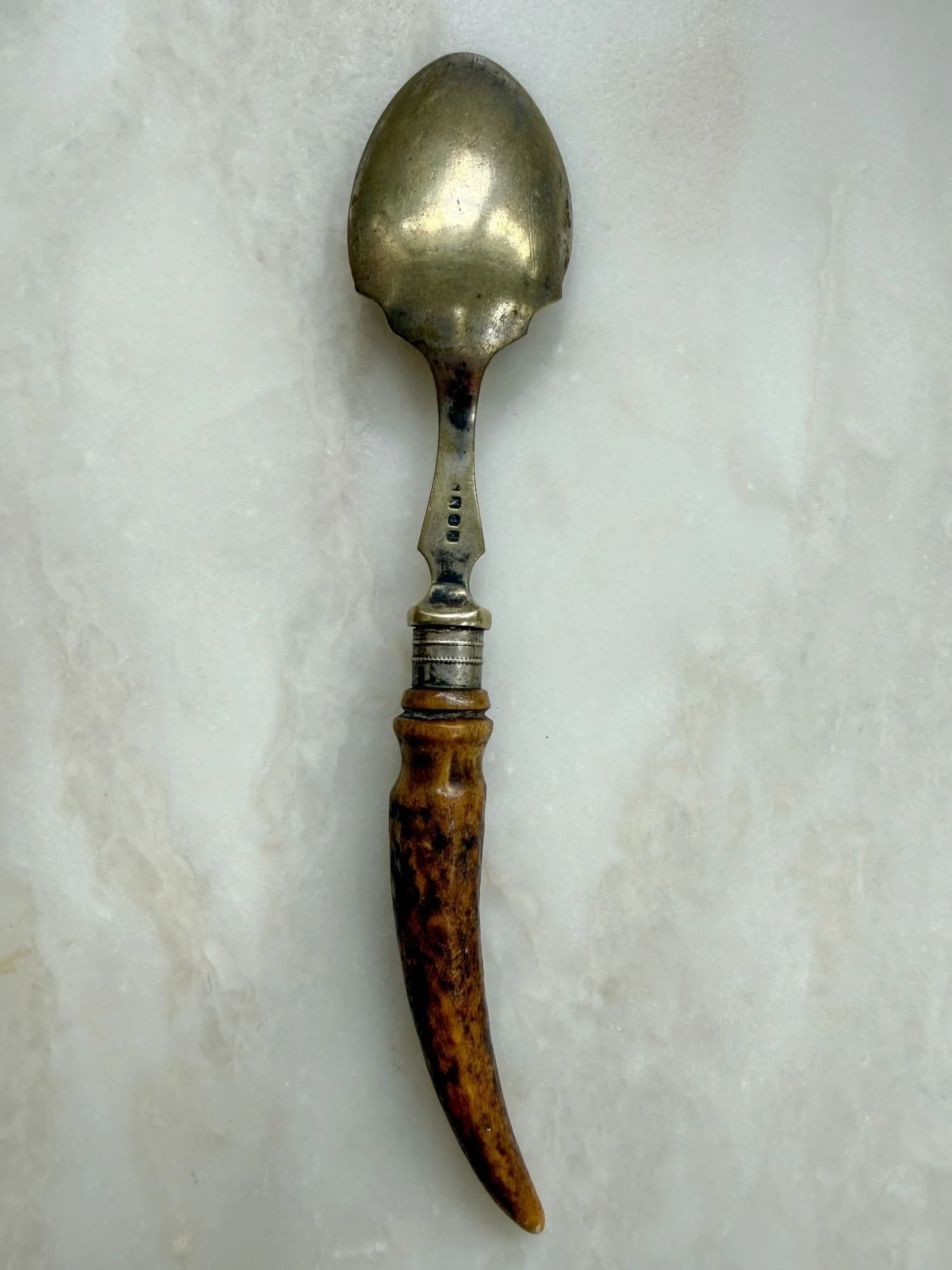 silverplated-jam-spoon-curved-antler-horn-handle.jpeg