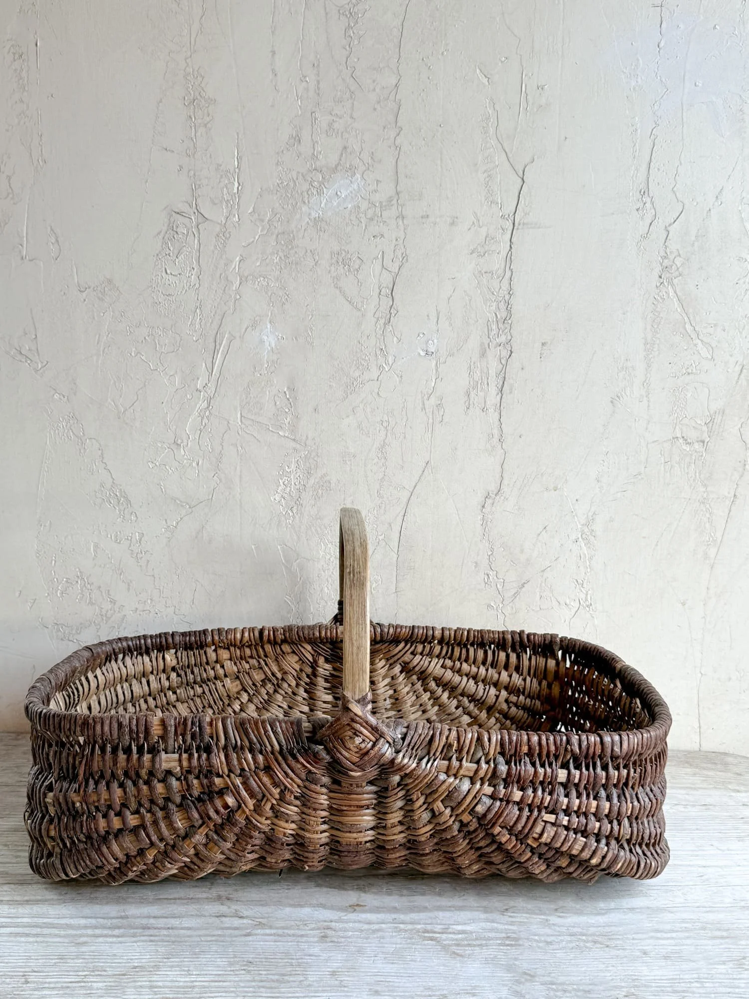 vintage-french-large-rattan-wicker-gathering-basket-trug (2).jpg