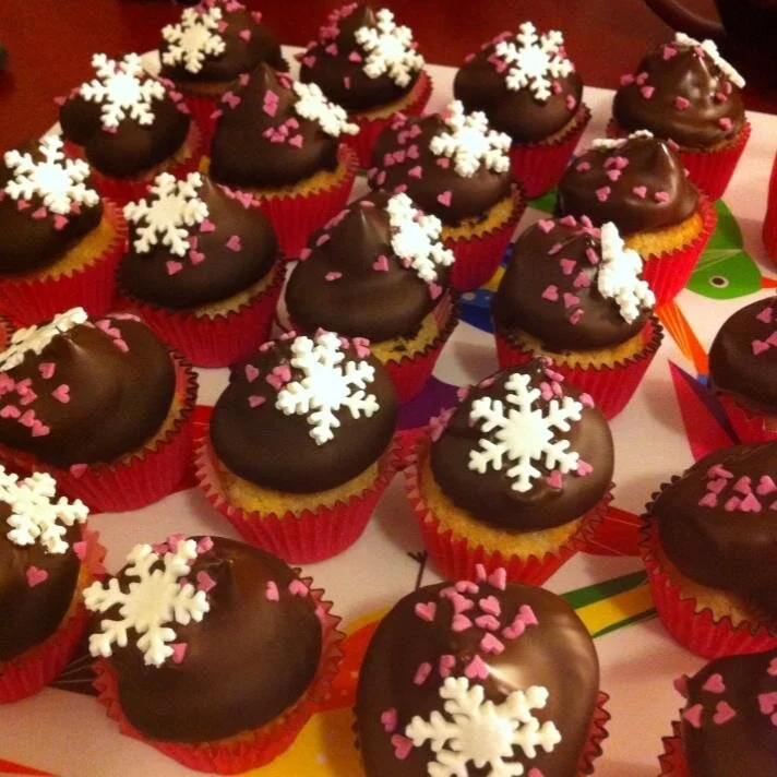 Sarah Bernhardt minicupcakes -familiens favoritt.