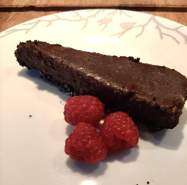 Nydelig karamellsjokoladekake