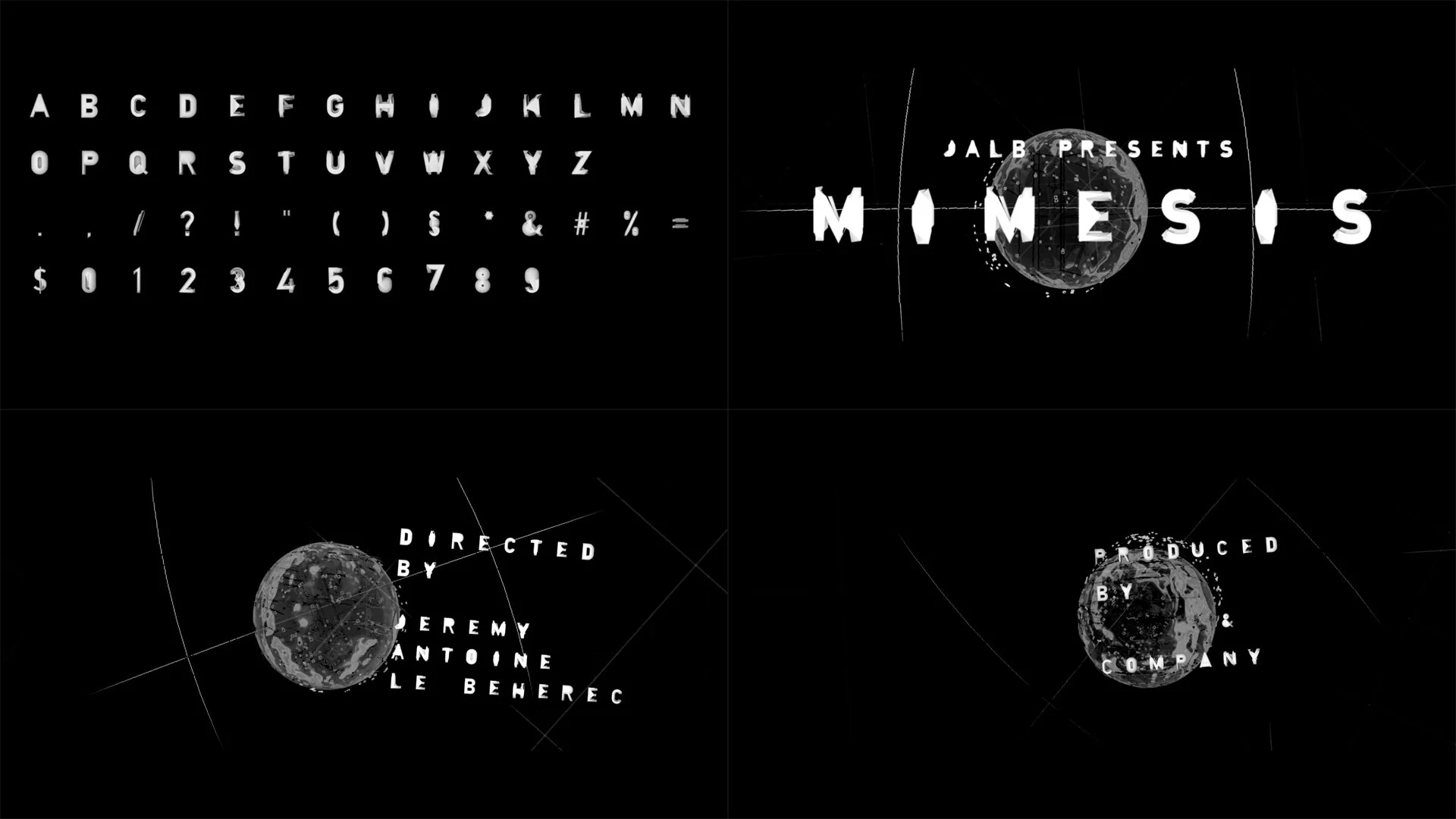  Animated Typeface  TRANSFORMATICA / MIMESIS   