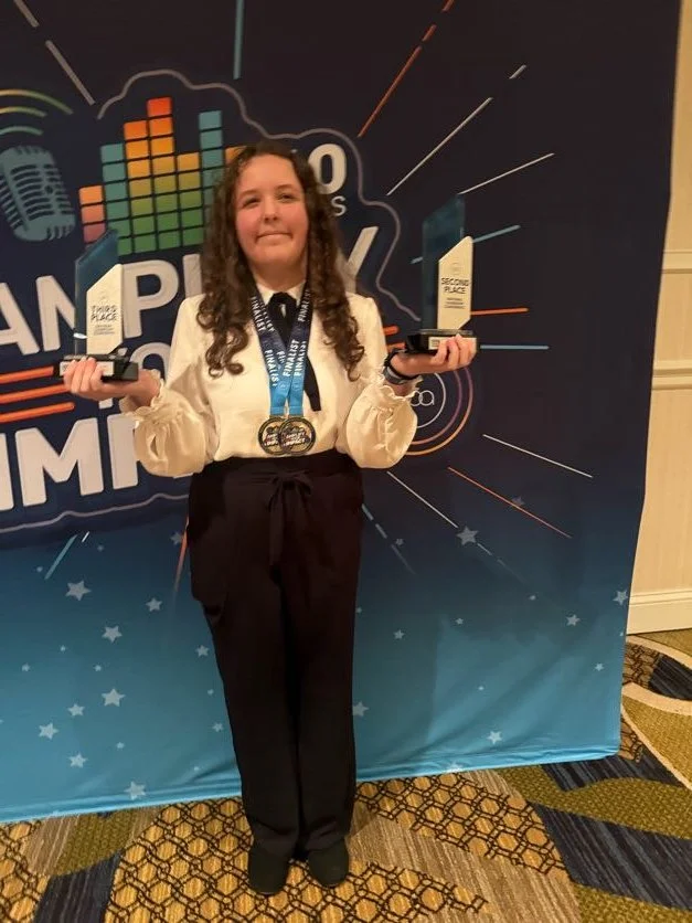Olivia Clark with multiple awards Swan Valley HS 2026 NLC.jpg
