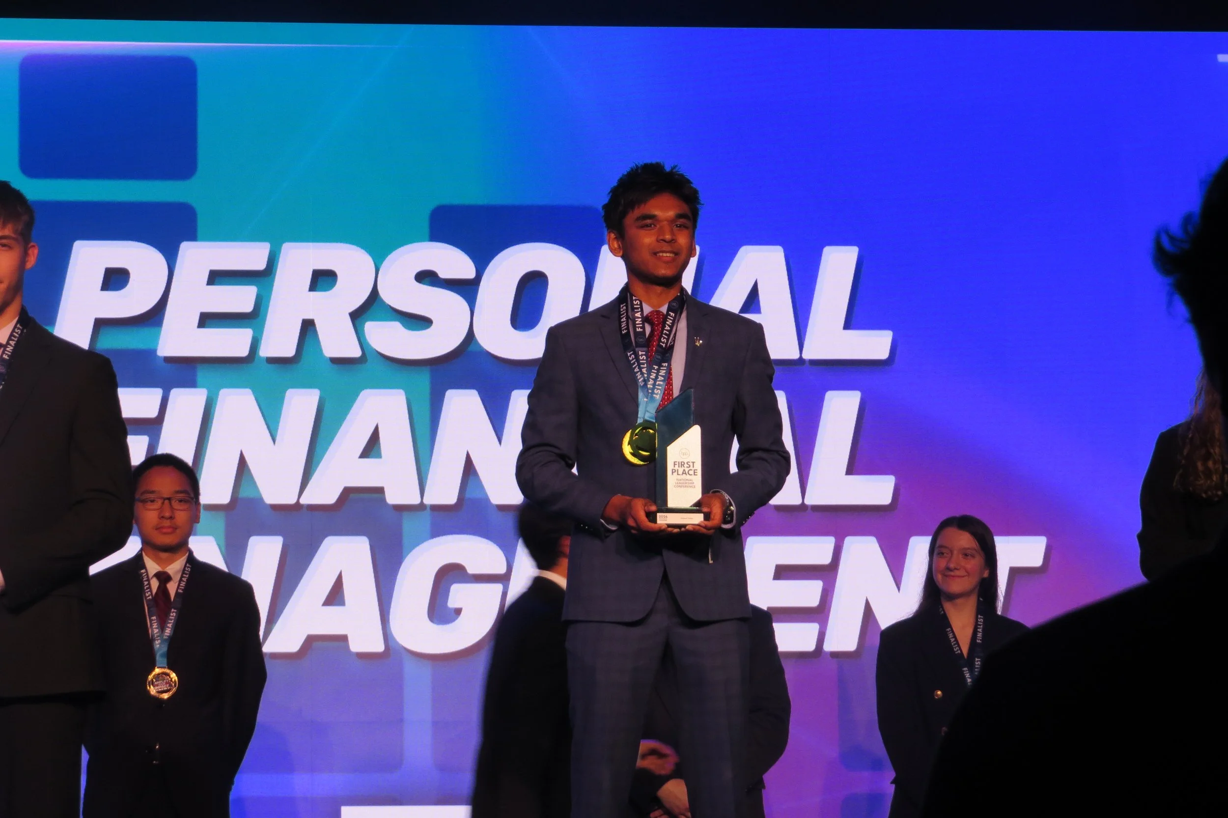Kanishka Gupta Ann Arbor Huron HS - 1st Place Personal Financial Management.JPG