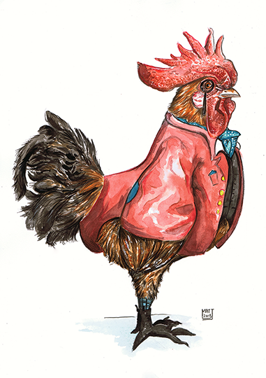 A Charming Rooster by Matthew Ryder