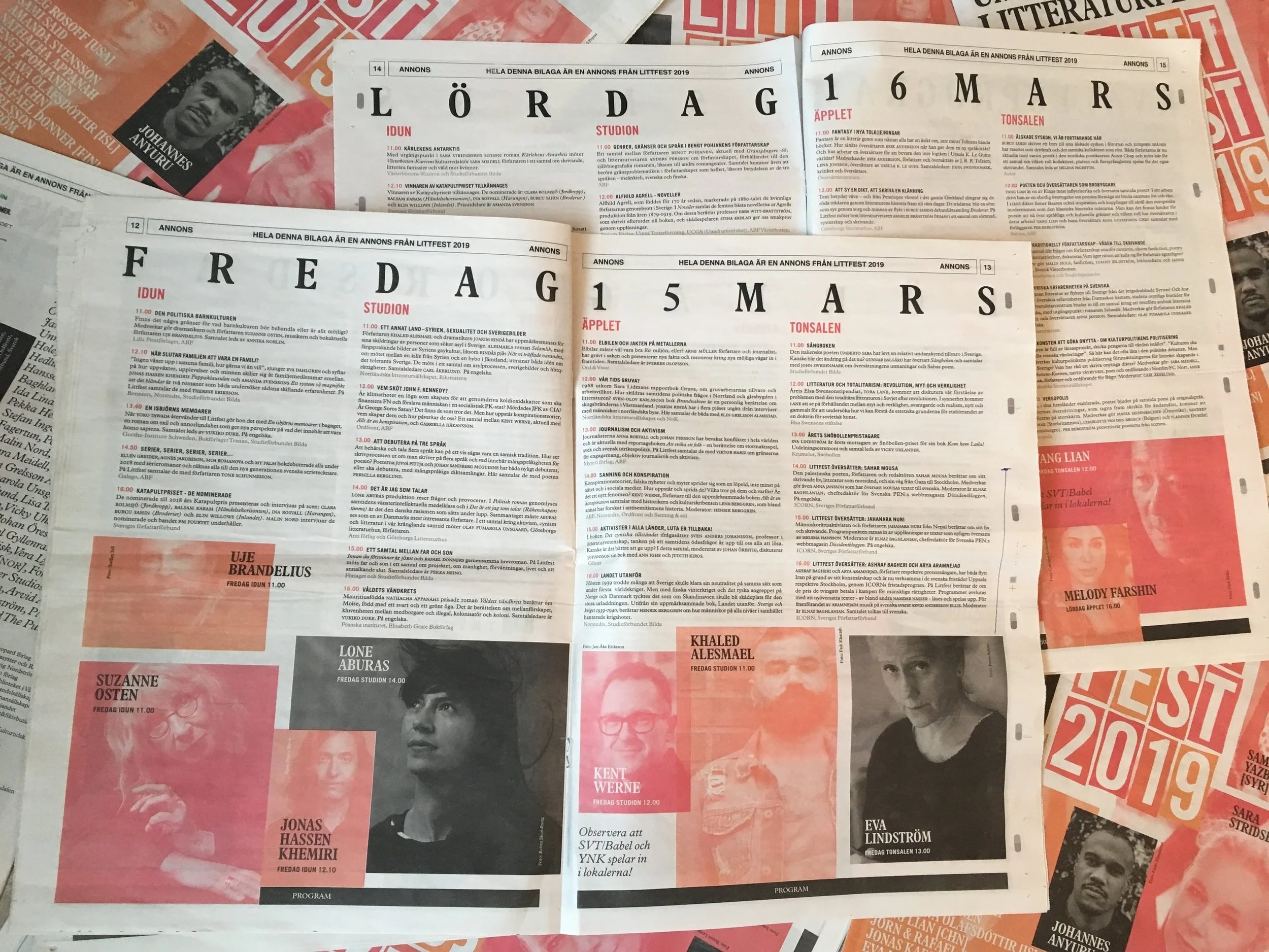 Ändringar i programmet