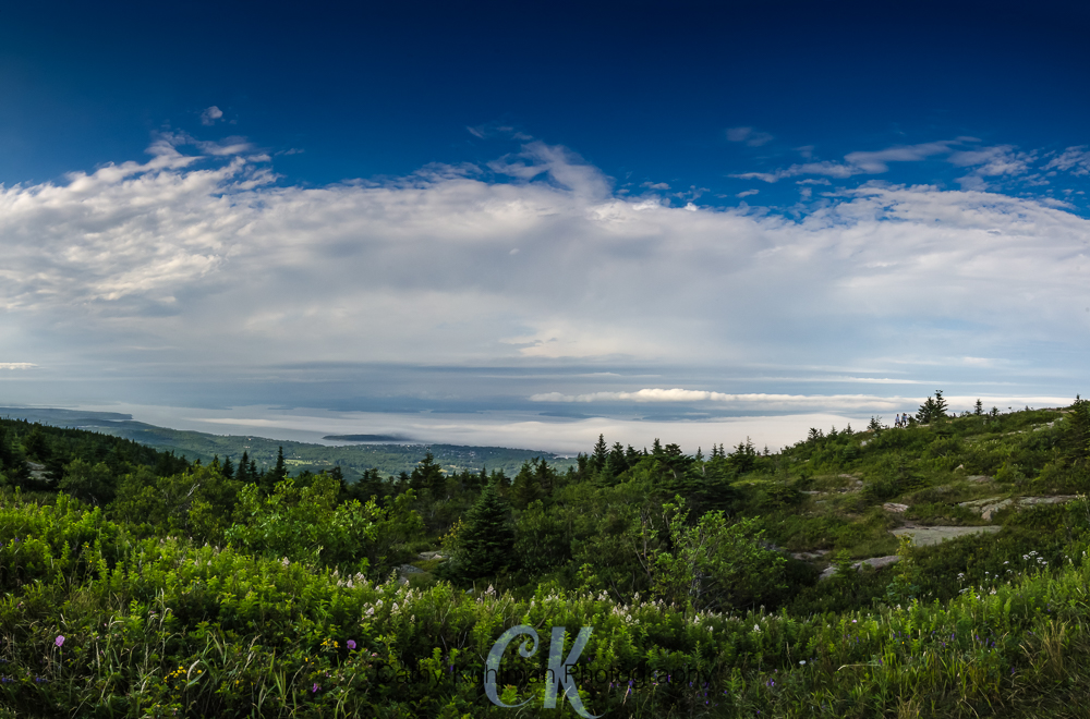 Penobscot Mountain top view