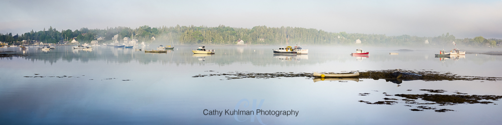 Morning Mist on Bass Harbor