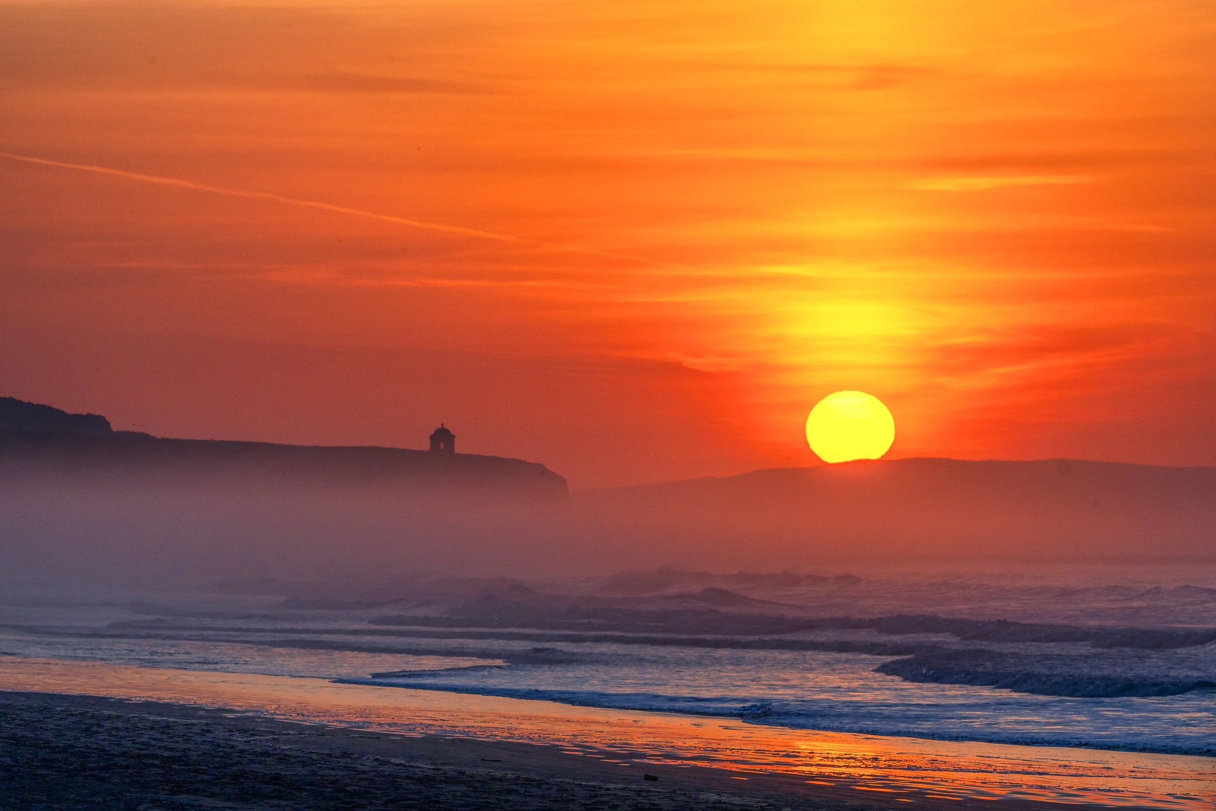 Misty Sunset, Portstewart Strand