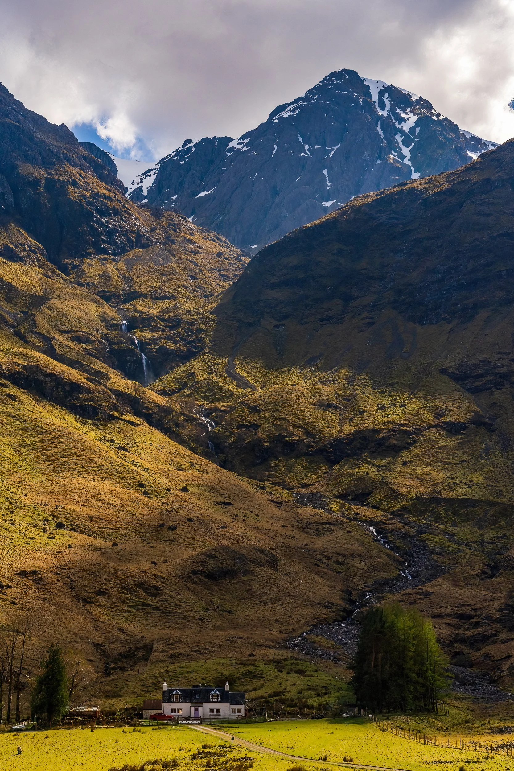 Glencoe.  Photographed at 50mph!