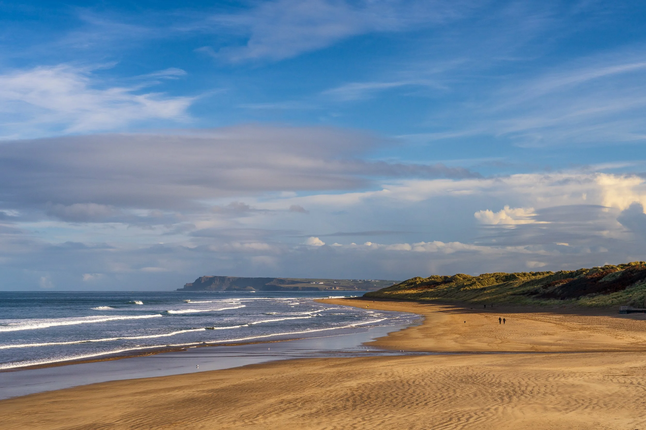A beautiful afternoon on the East Strand at Portrush