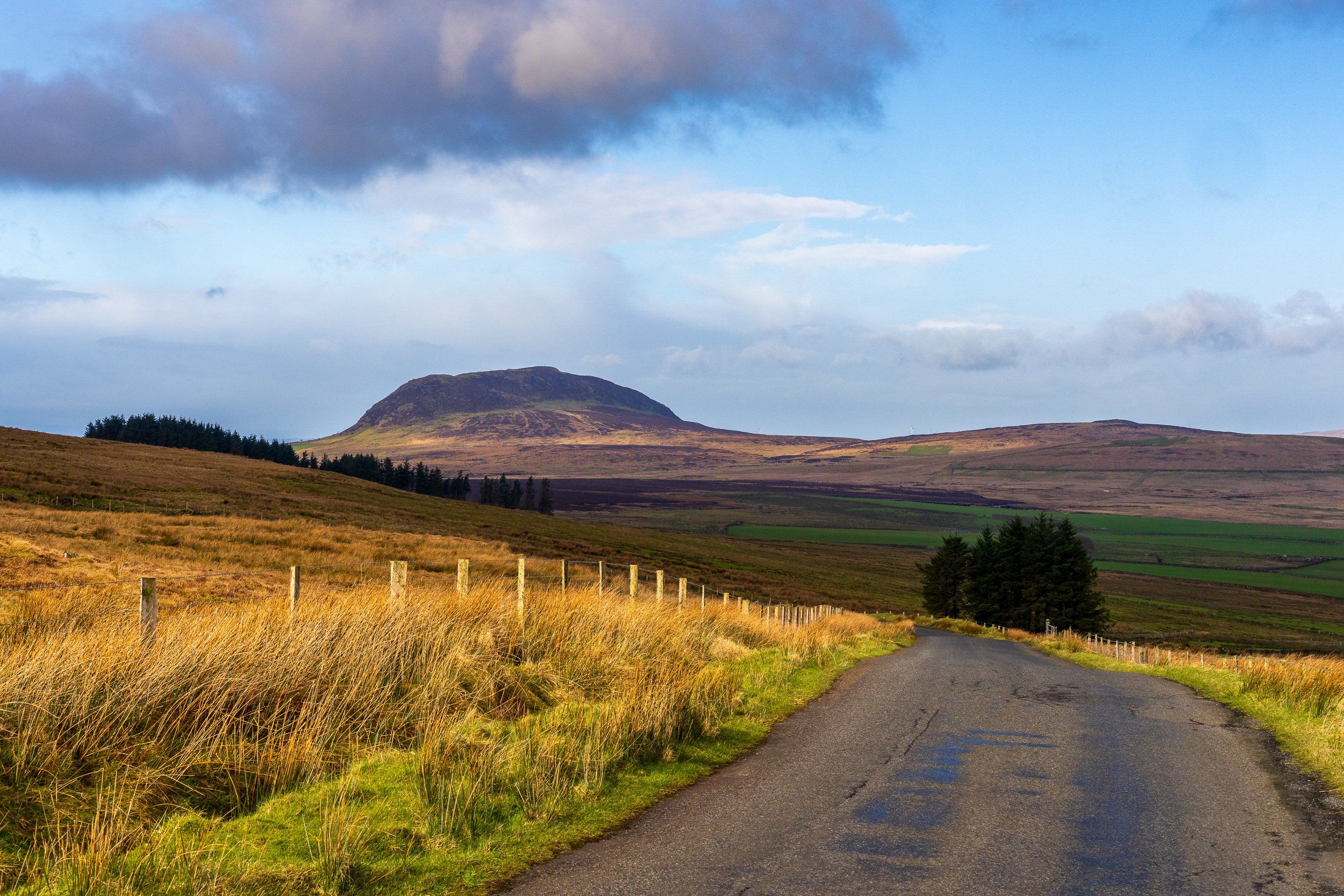The road to Slemish