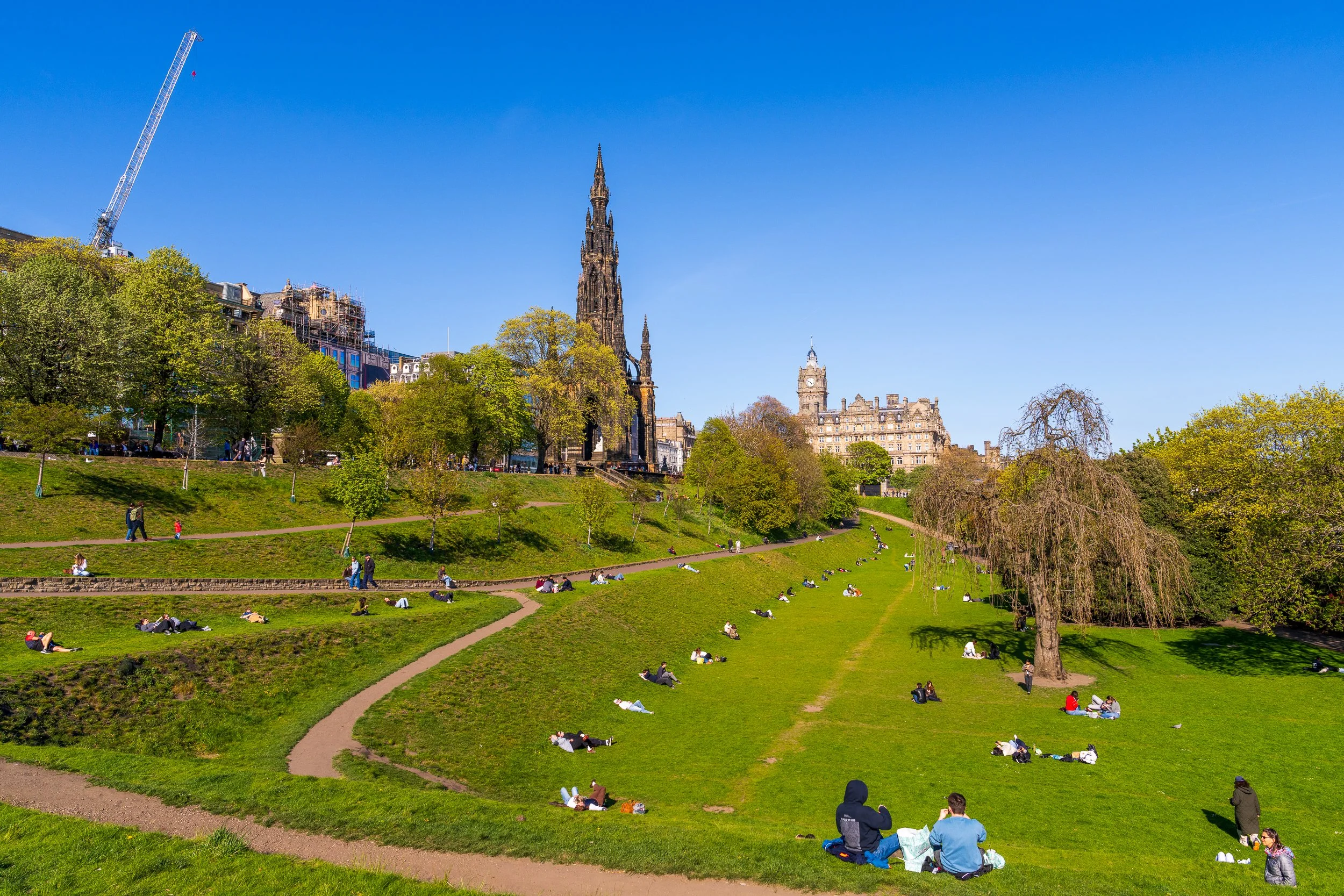 The Scott monument