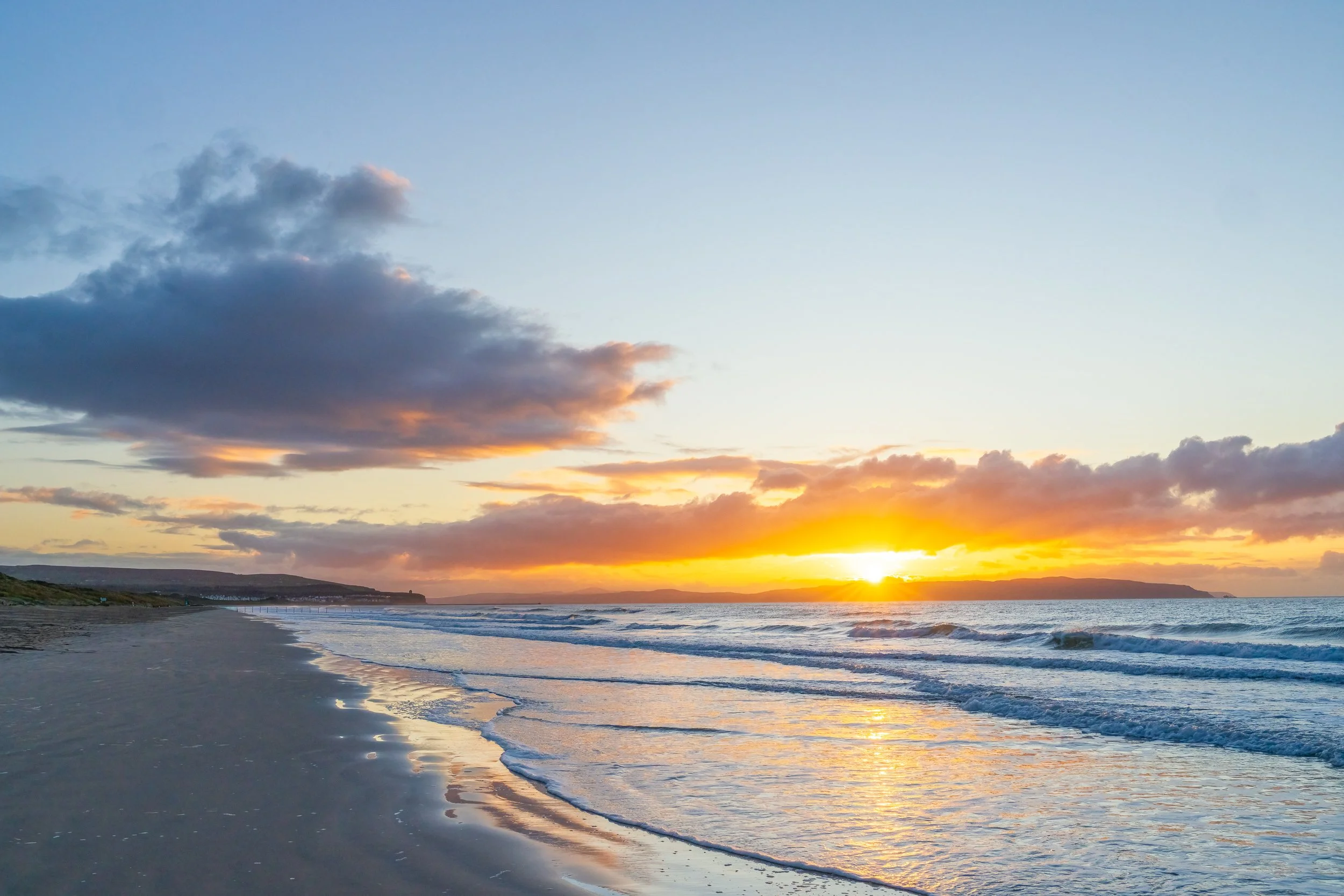 April Sunset, Portstewart Strand