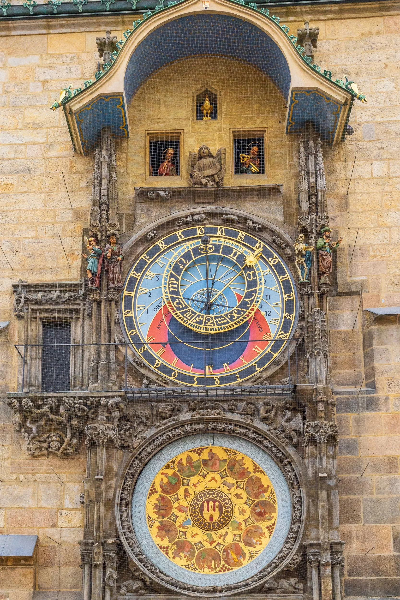 The famous Prague Astronomical Clock.