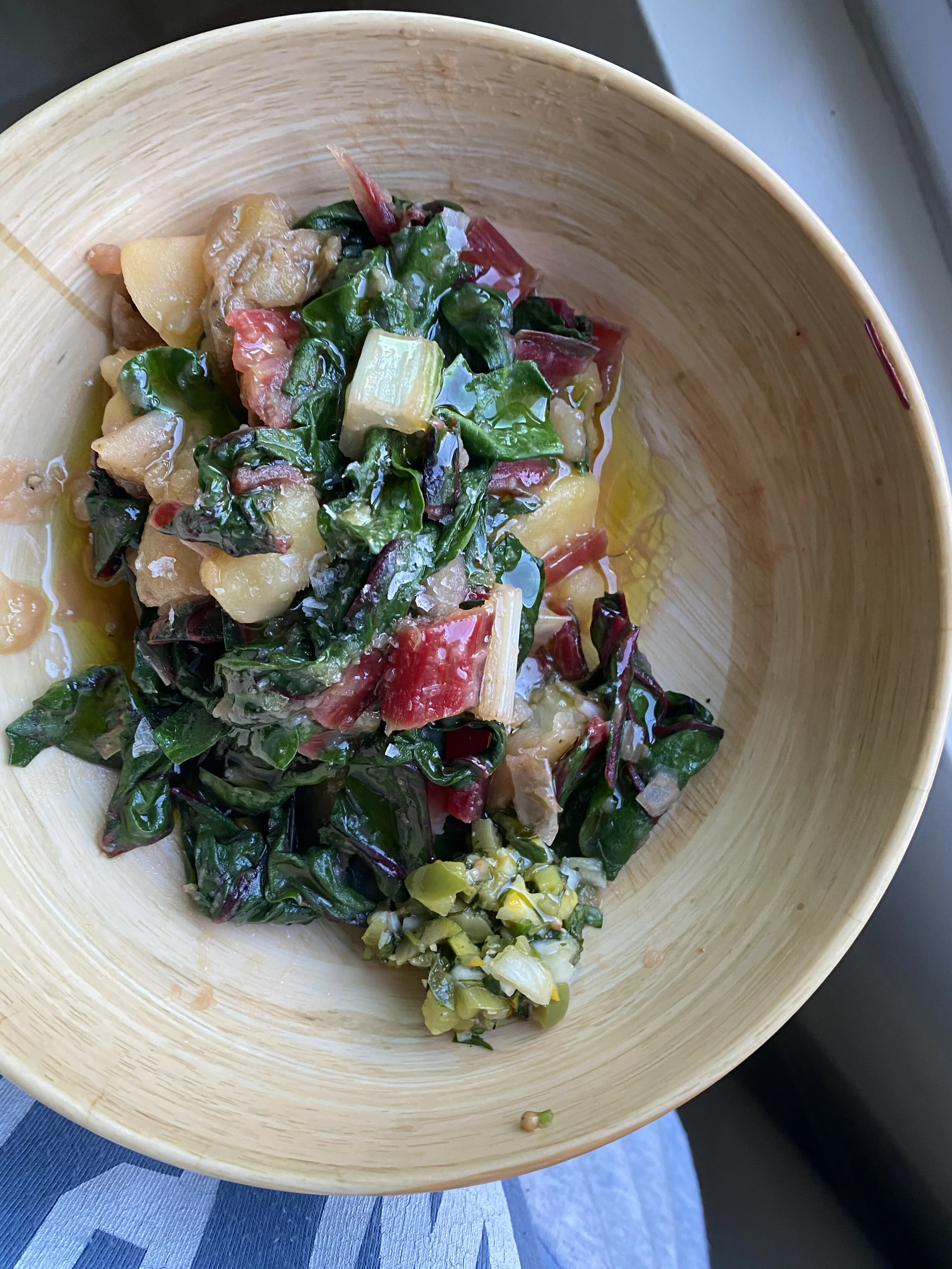                        Bietola e Patate                                                  (Swiss Chard &amp; Potatoes)