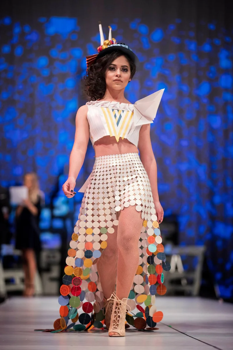 fashion paper dress Lia Griffith - Paper Couture