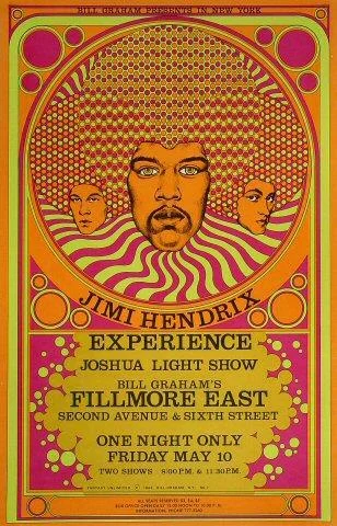 Jimi Hendrix Fillmore East Concert Poster