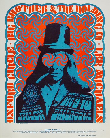 Avalon Ballroom San Francisco 1966 Poster (reprint)