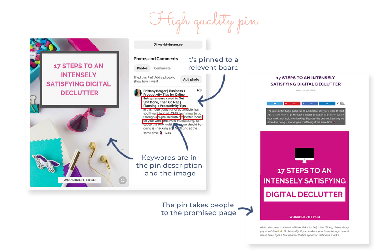 Tips for finding quality Pinterest pins - Untangled Pinterest Marketing