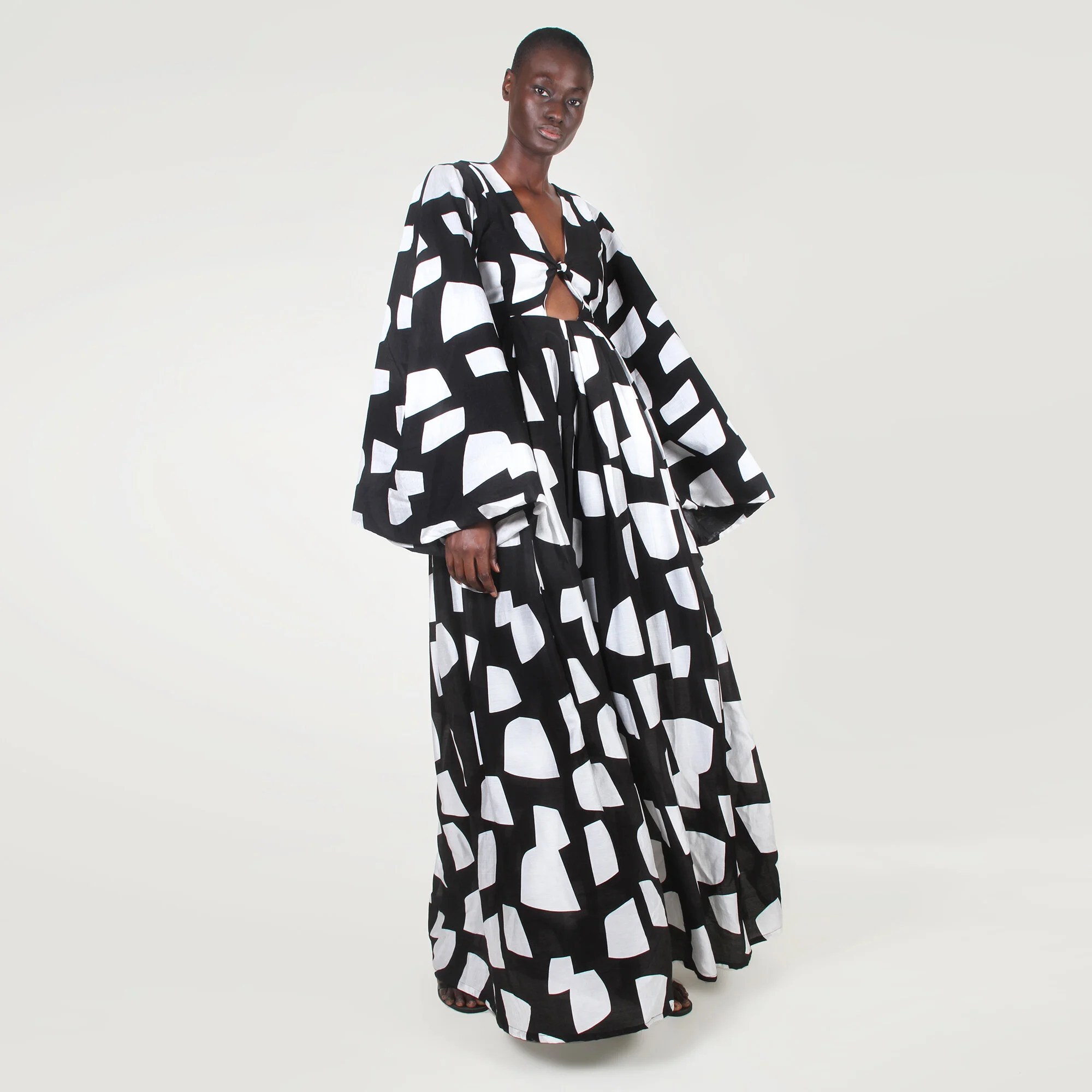 green slip silk dress