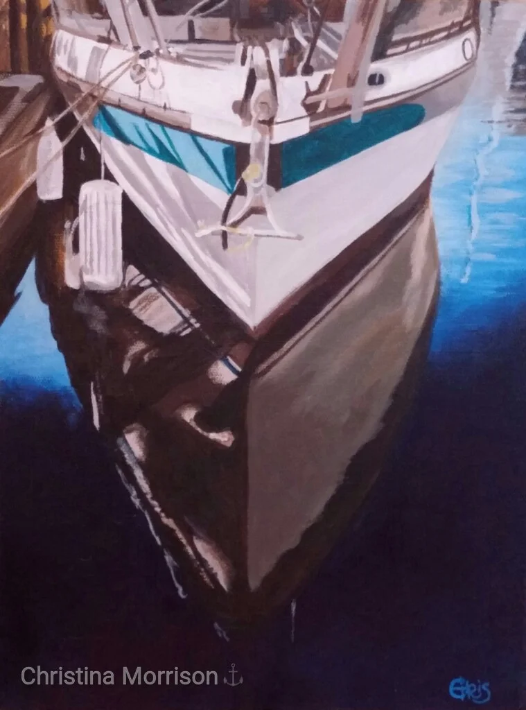 Sail, 10x12 Acrylic on Canvas, Commission