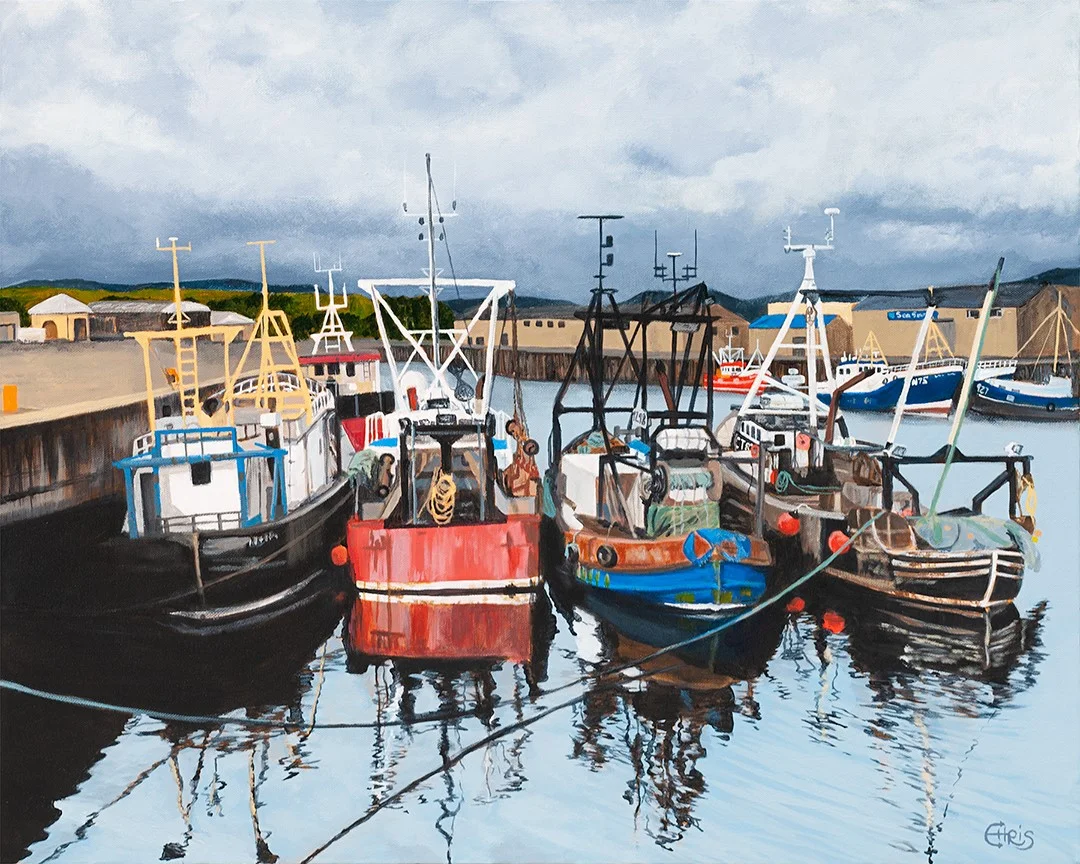 Days End - Kilkeel (Ireland) - Acrylic on Canvas - 30x24 - SOLD