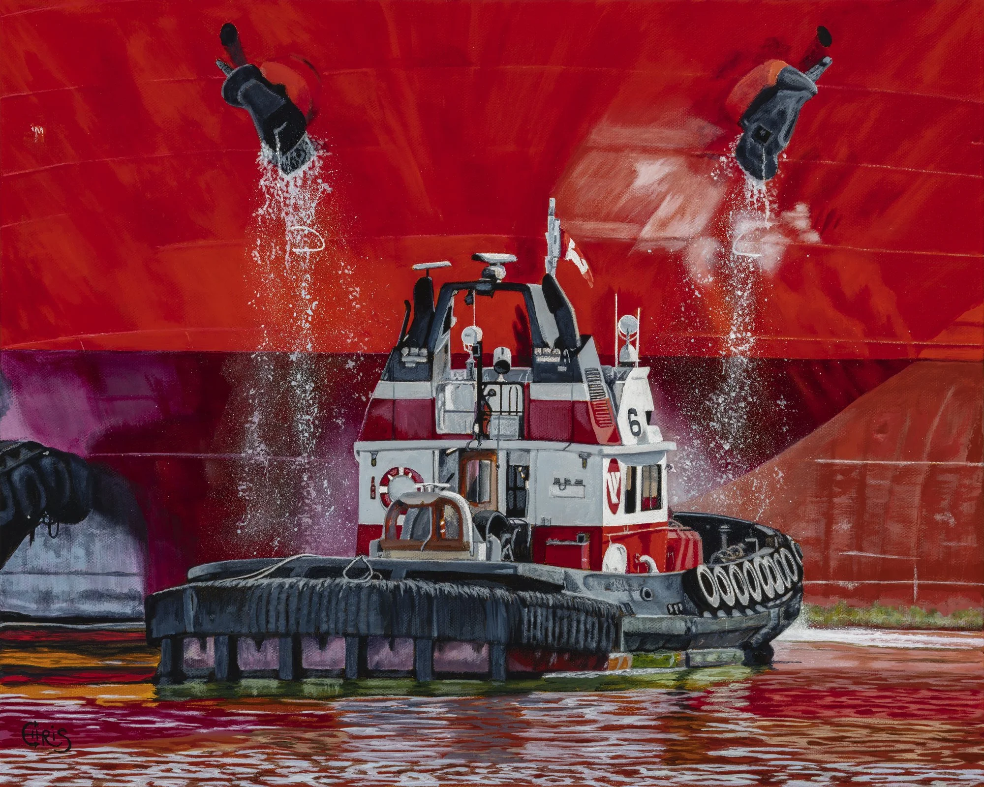 Charles H. Cates VI, 20x16, Acrylic on Canvas, SOLD