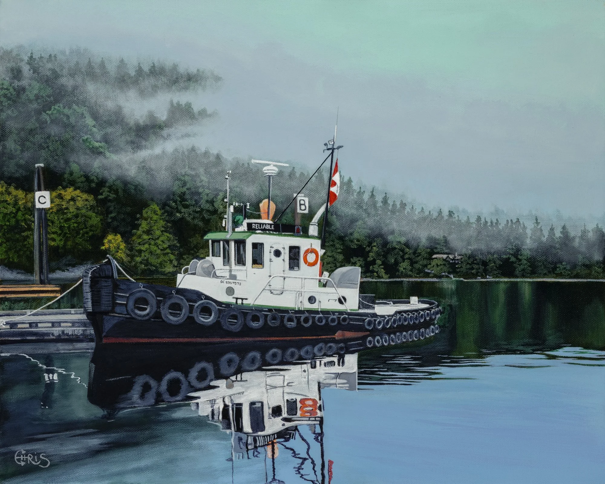 Reliable, 20x16, Acrylic on Canvas, SOLD
