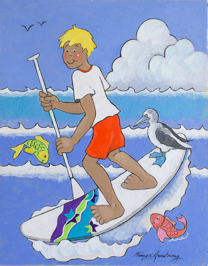 Paddle Boarding with Friends