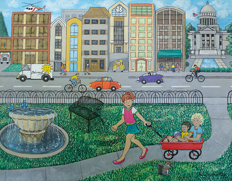 A Walk Through the City Park