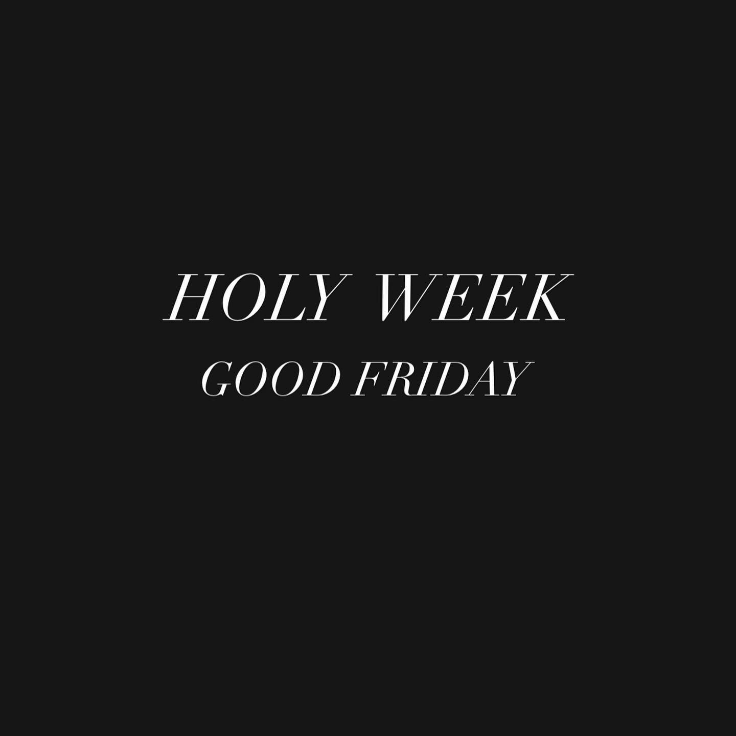 GOOD FRIDAY
__
Why do we call it &rsquo;Good&rsquo;?

Our good has been secured through the tragic suffering of the one who is truly good.
&mdash;
#holyweek #goodfriday #missiodei #missiophx