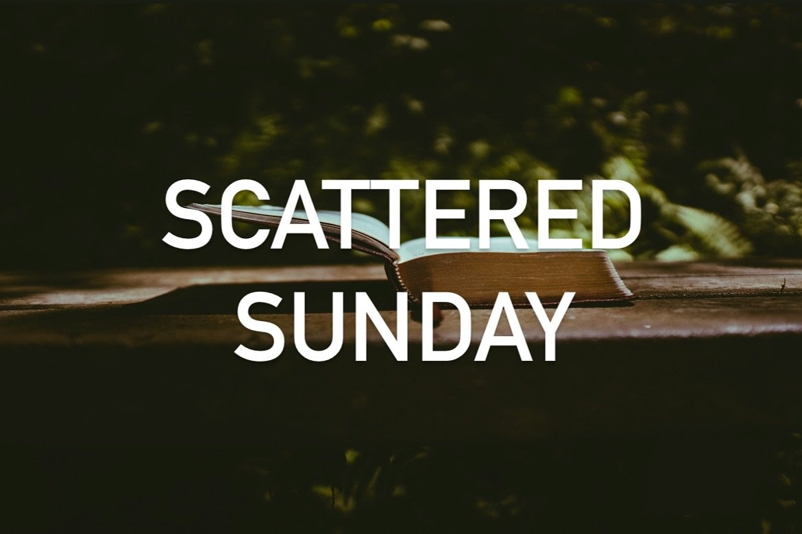 SCATTERED SUNDAY
__
We will not be gathering this Sunday as our MC leadership team will be taking intentional time away with one another, with Jesus, and creation. We pray you also find a time of sabbath rest in the work of Jesus this Sunday!