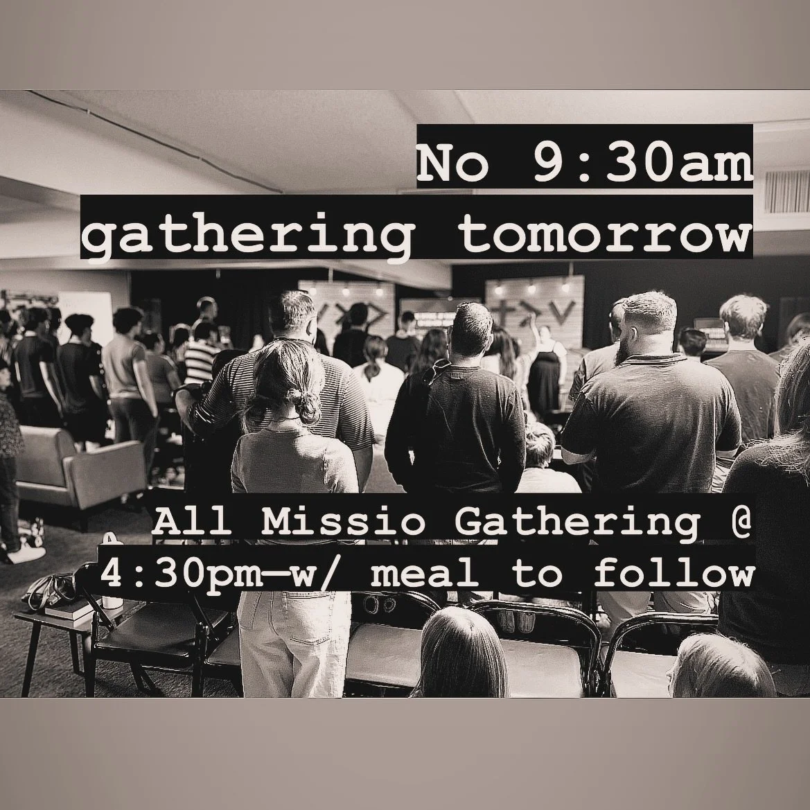 Take some time to reflect on the goodness of God as you rest tomorrow morning &mdash; then join us at 4:30pm for our All Missio Gathering w/ @missiodei_mesa in the sanctuary.
Remember our family meal after and bring your dish!
&mdash;
#missiodei #mis