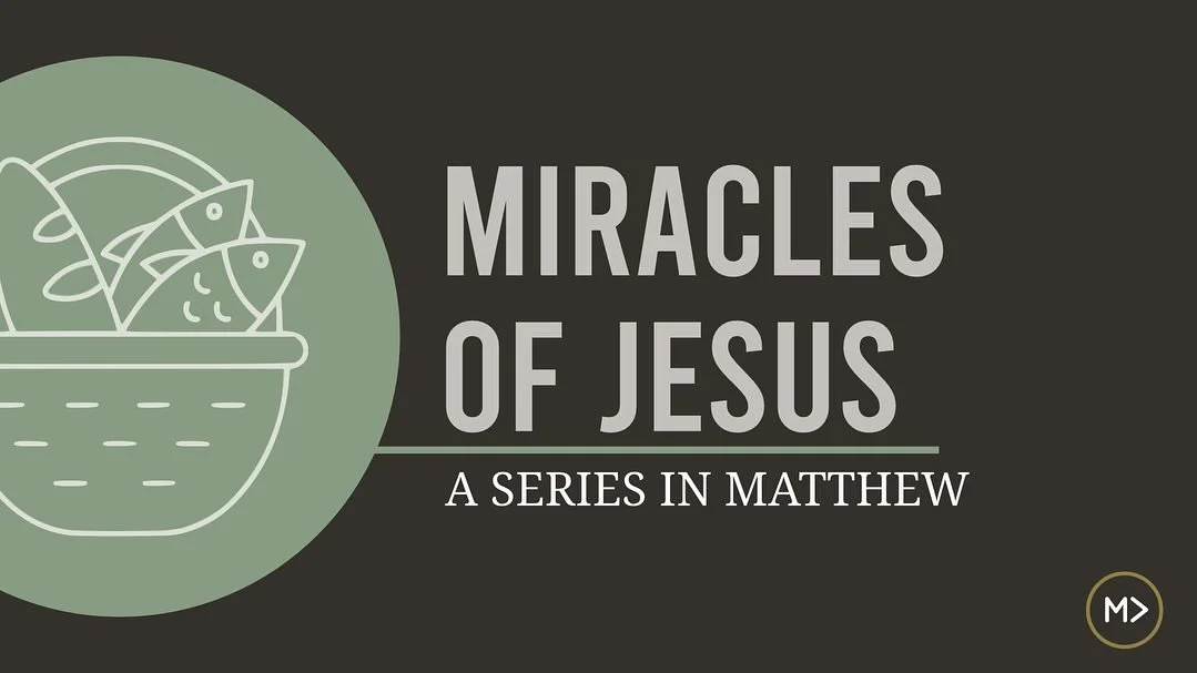 This weekend we return to the book of Matthew to examine some of the recorded miracles of Jesus. We&rsquo;re excited to continue this journey with you!
Come and join us. 9:30am