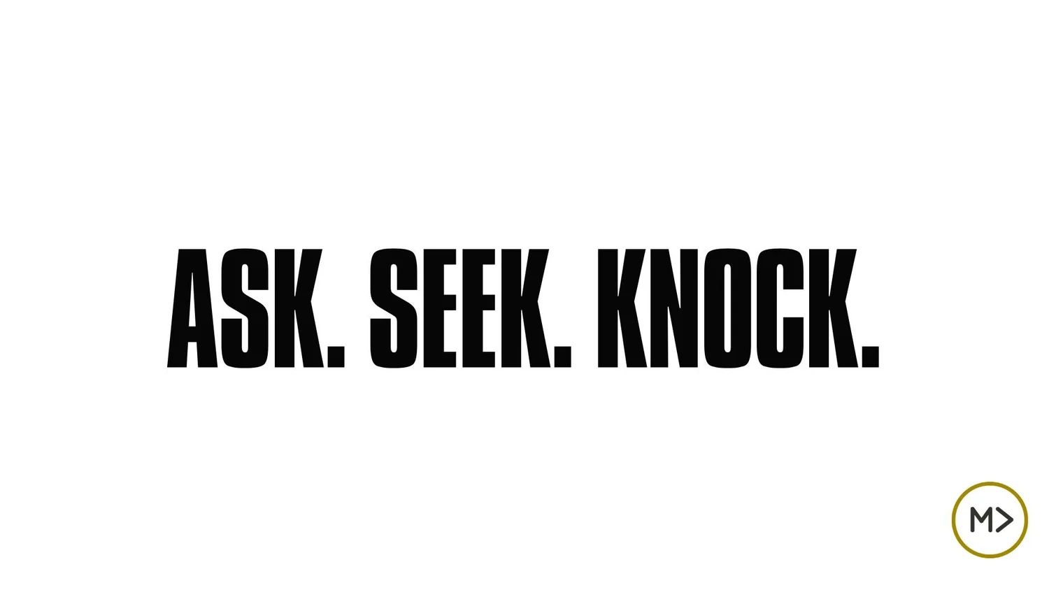 2025: A Year of Asking. Seeking. And Knocking. episode artwork